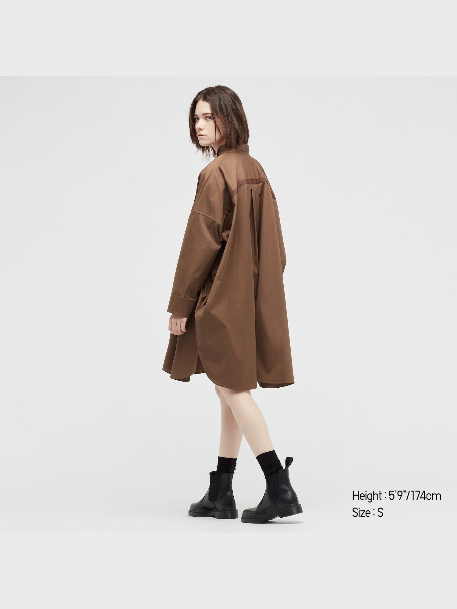 Women's +J Dolman Long-Sleeve Shirt Dress | UNIQLO US