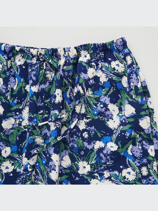 Satin Drape Straight Pants