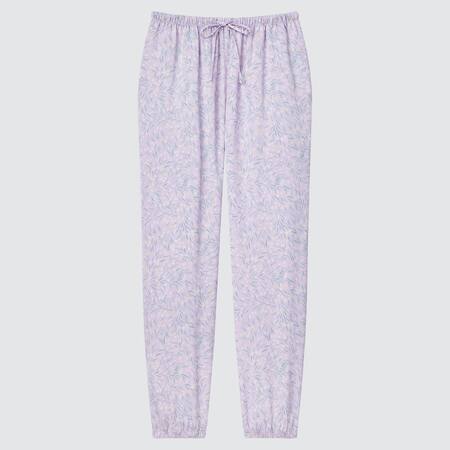 Satin Floral Trousers