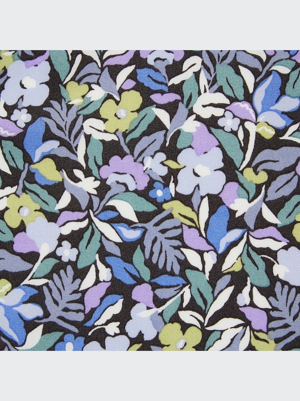Relaco Artistic Flower Print Shorts