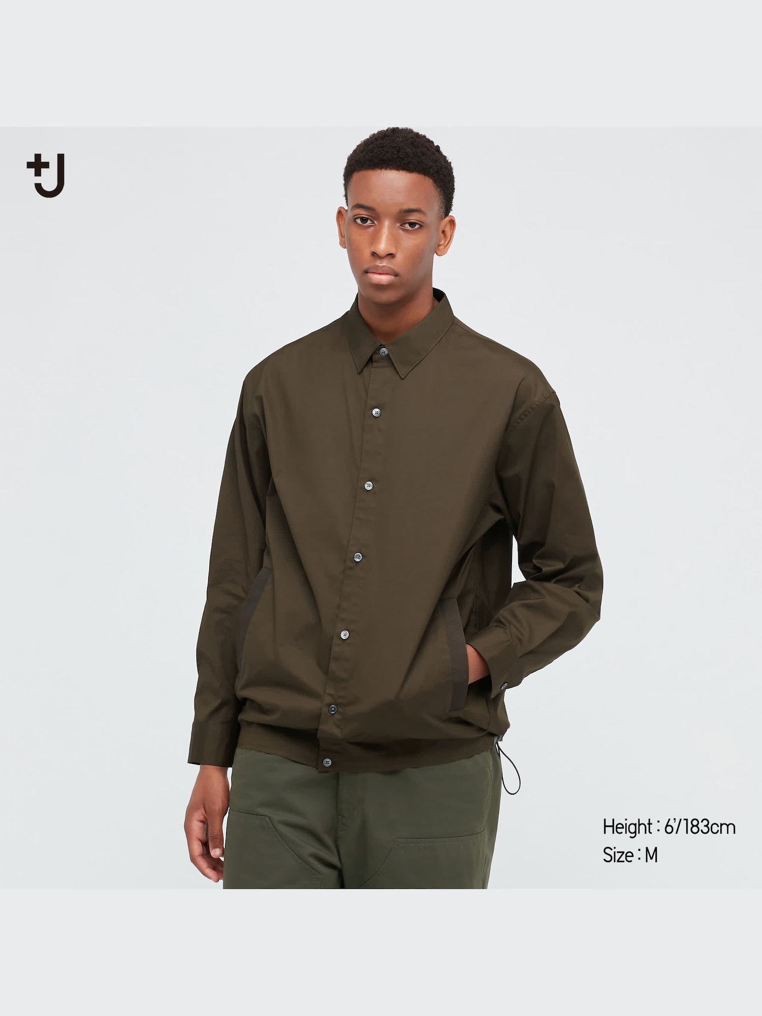 J Oversized Shirt Blouson | UNIQLO US