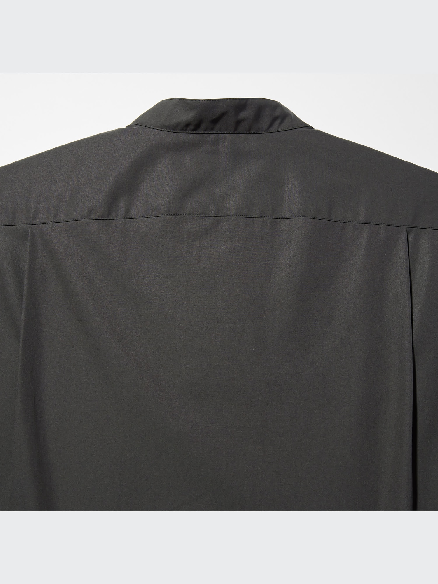 J Supima® Cotton Oversized Stand Collar Long-Sleeve Shirt