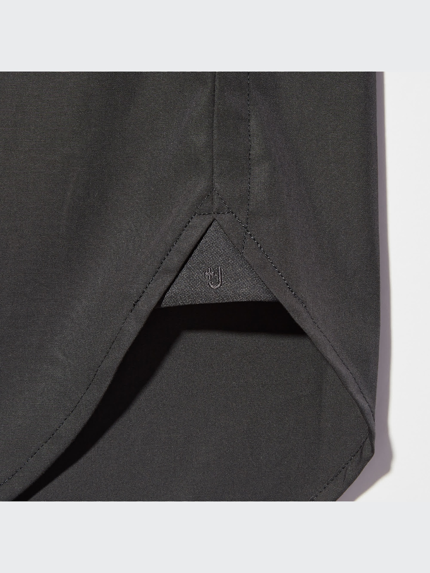 Men's +J Supima® Cotton Oversized Stand Collar Long-Sleeve Shirt