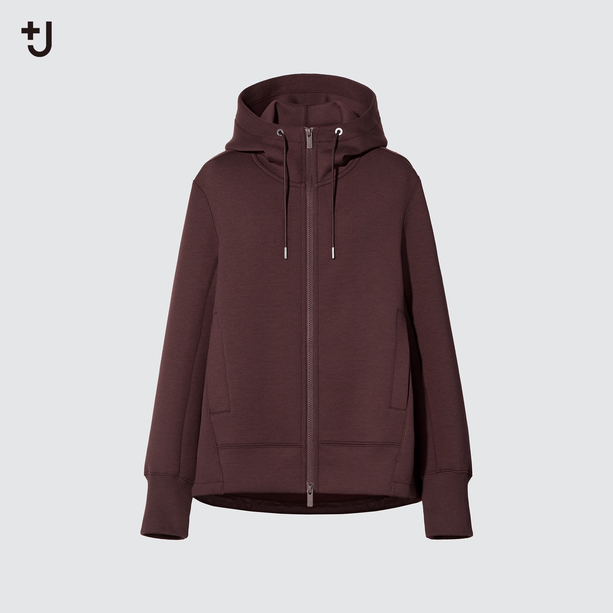 sweat full zip hoodie uniqlo