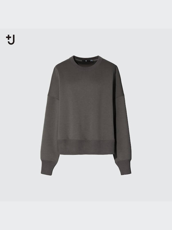 +J Dry Cropped Long-Sleeve Sweatshirt