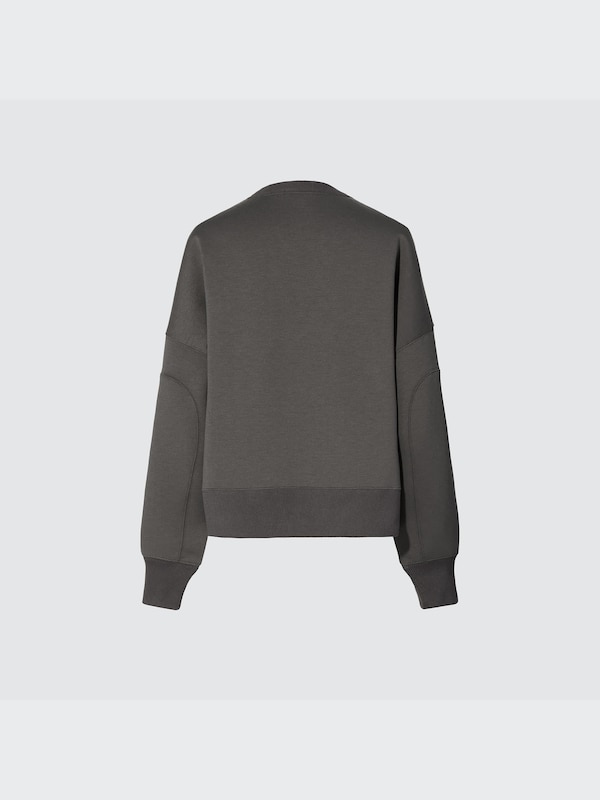 +J Dry Cropped Long-Sleeve Sweatshirt