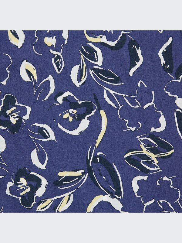 Cotton Line Flower Print Relaco 3/4 Shorts