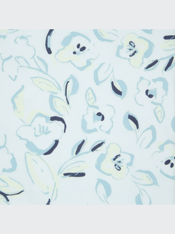 Cotton Line Flower Print Relaco 3/4 Shorts