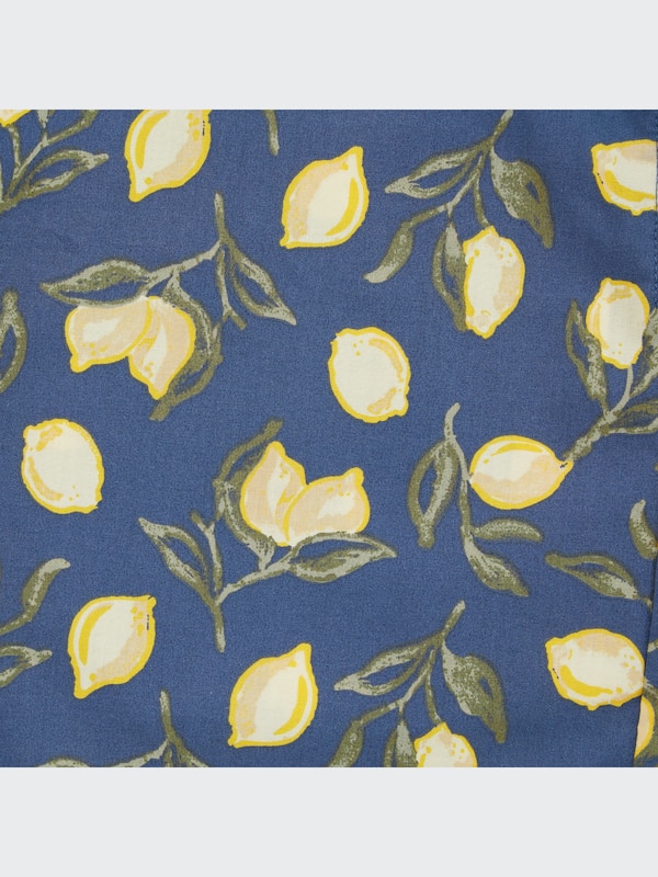Cotton Lemon Print Relaco Shorts
