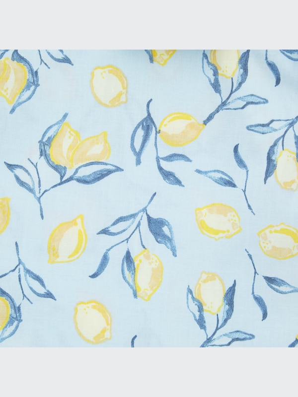 Cotton Lemon Print Relaco Shorts