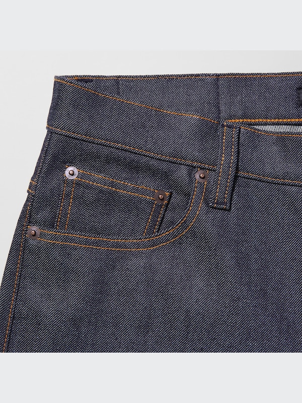 +J Selvedge Slim-Fit Straight Jeans
