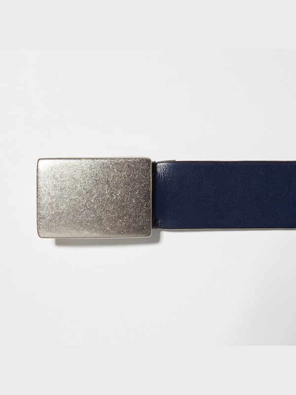 +J Top-Buckle Leather Belt
