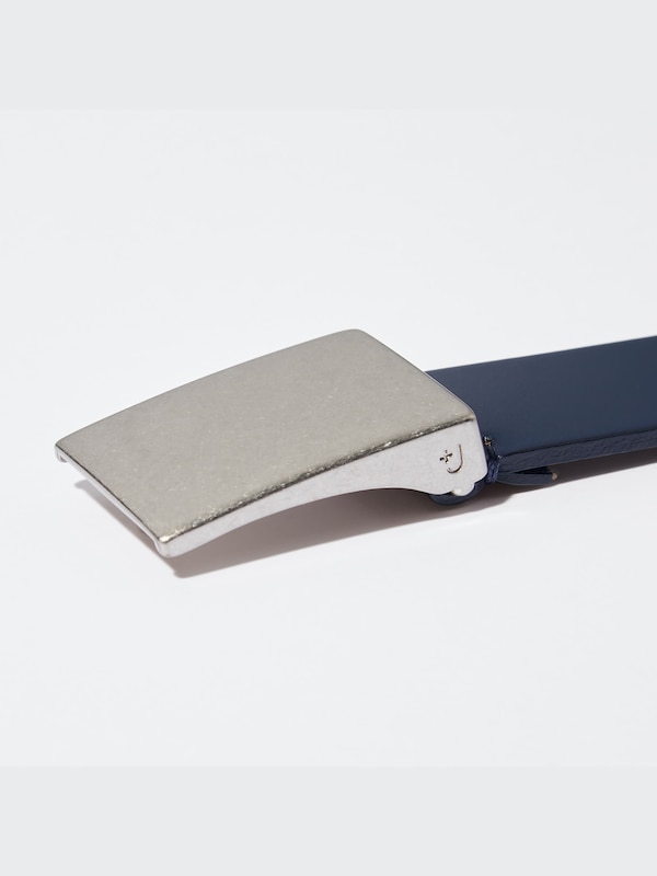 +J Top-Buckle Leather Belt