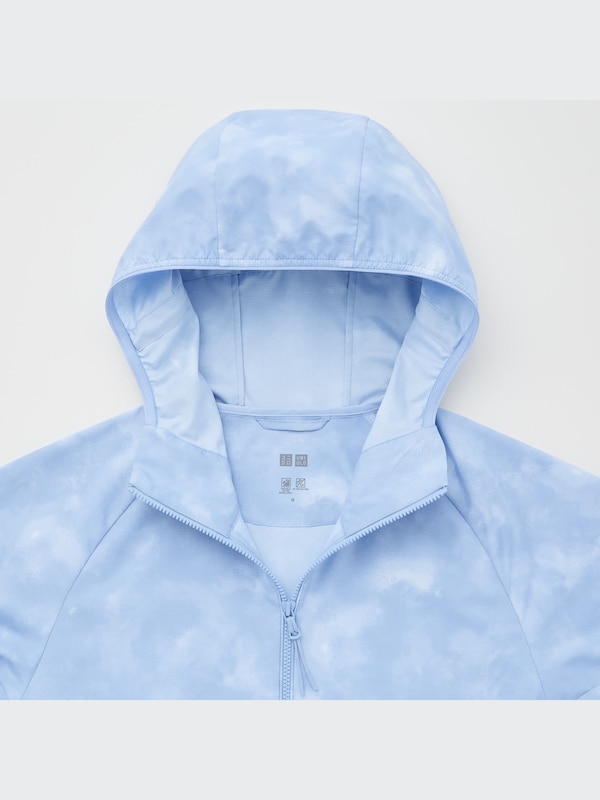 UV Protection Pocketable Printed Parka