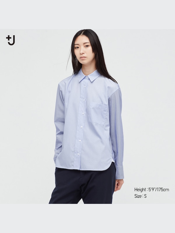 +J Supima® Cotton Striped Long-Sleeve Shirt