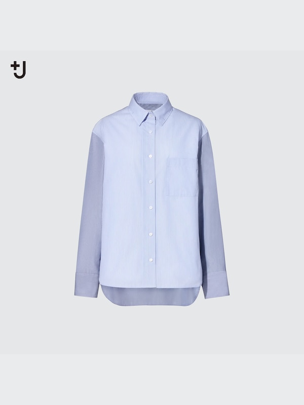 +J Supima® Cotton Striped Long-Sleeve Shirt