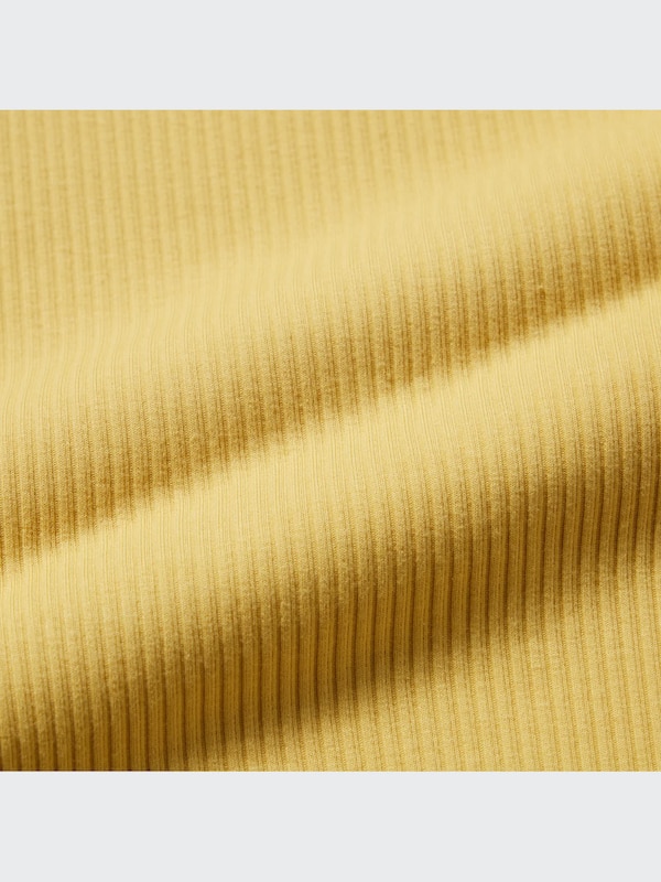 Ribbed Cropped Short Sleeve T-Shirt