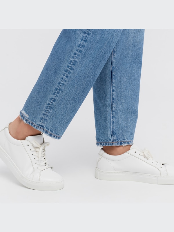 PEG TOP HIGH RISE JEANS