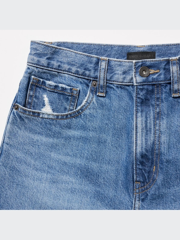 PEG TOP HIGH RISE JEANS