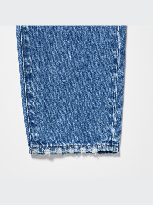 PEG TOP HIGH RISE JEANS