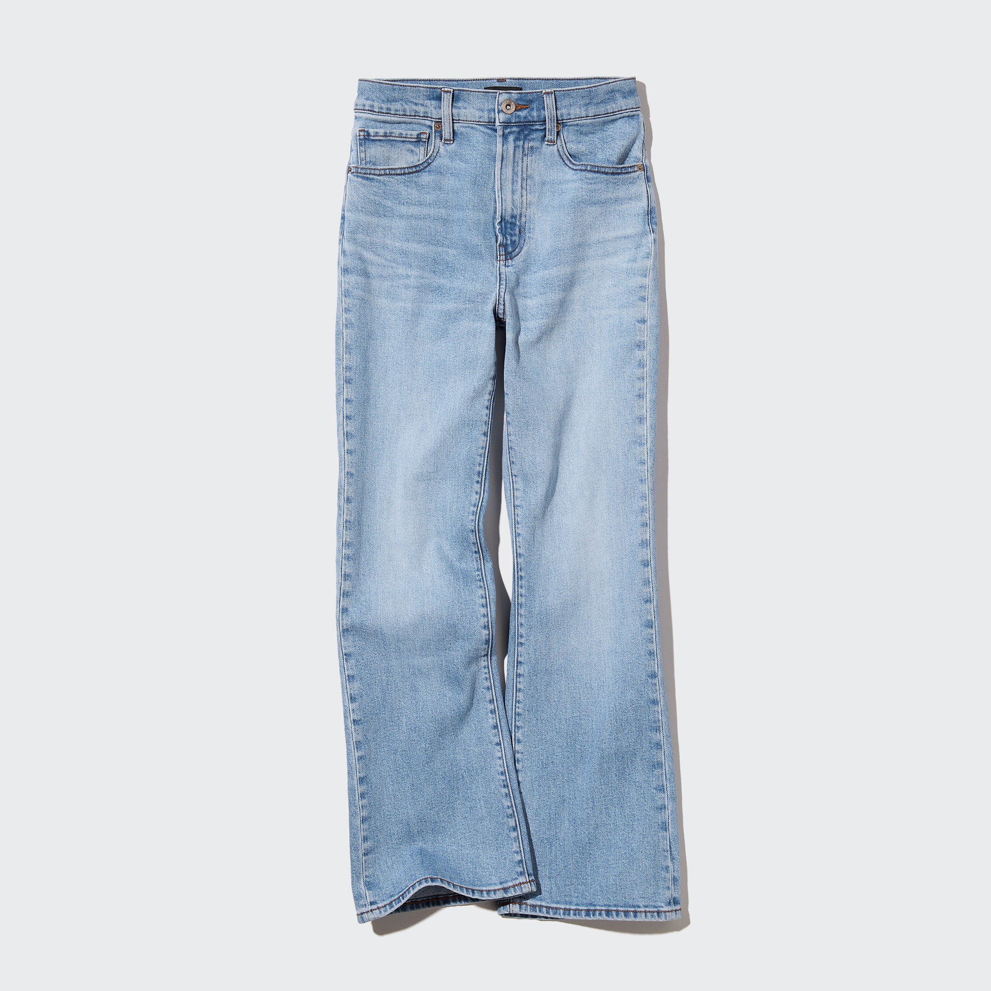 Uniqlo - Cotton High Rise Flared Jeans - Blue - 22inch