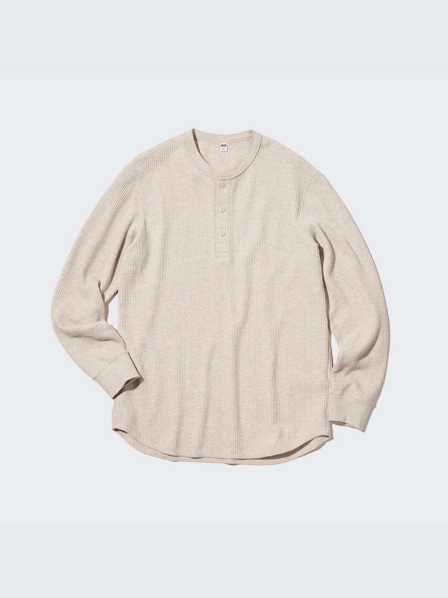 Waffle Long-Sleeve Henley T-Shirt | UNIQLO US