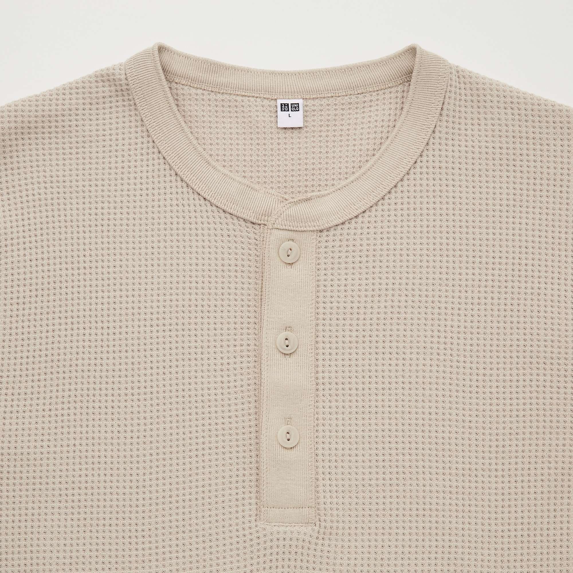 Unisex Waffle Henley | UNIQLO