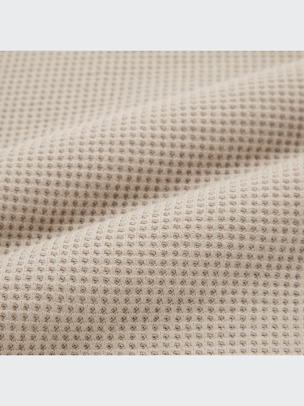 Waffle Long-Sleeve Henley T-Shirt