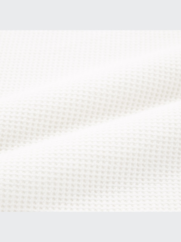 Waffle Long-Sleeve Henley T-Shirt