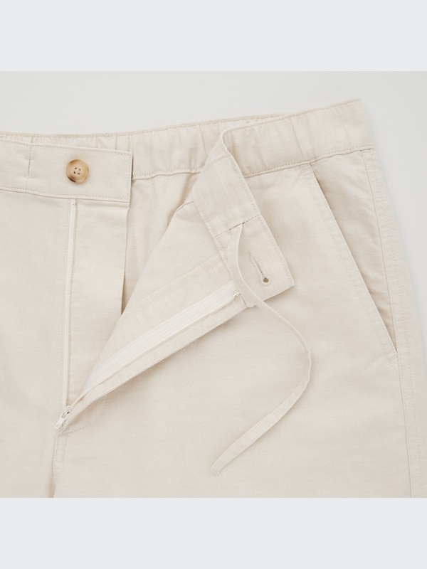LINEN BLEND SHORTS