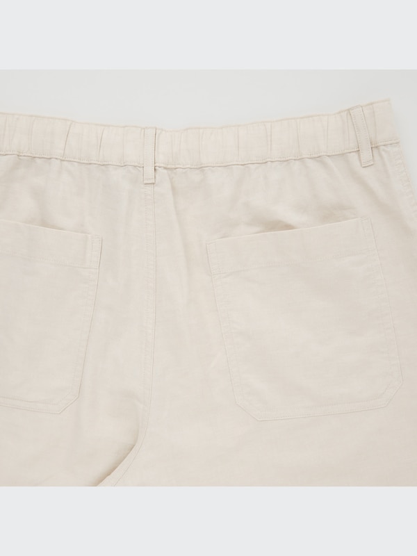 LINEN BLEND SHORTS