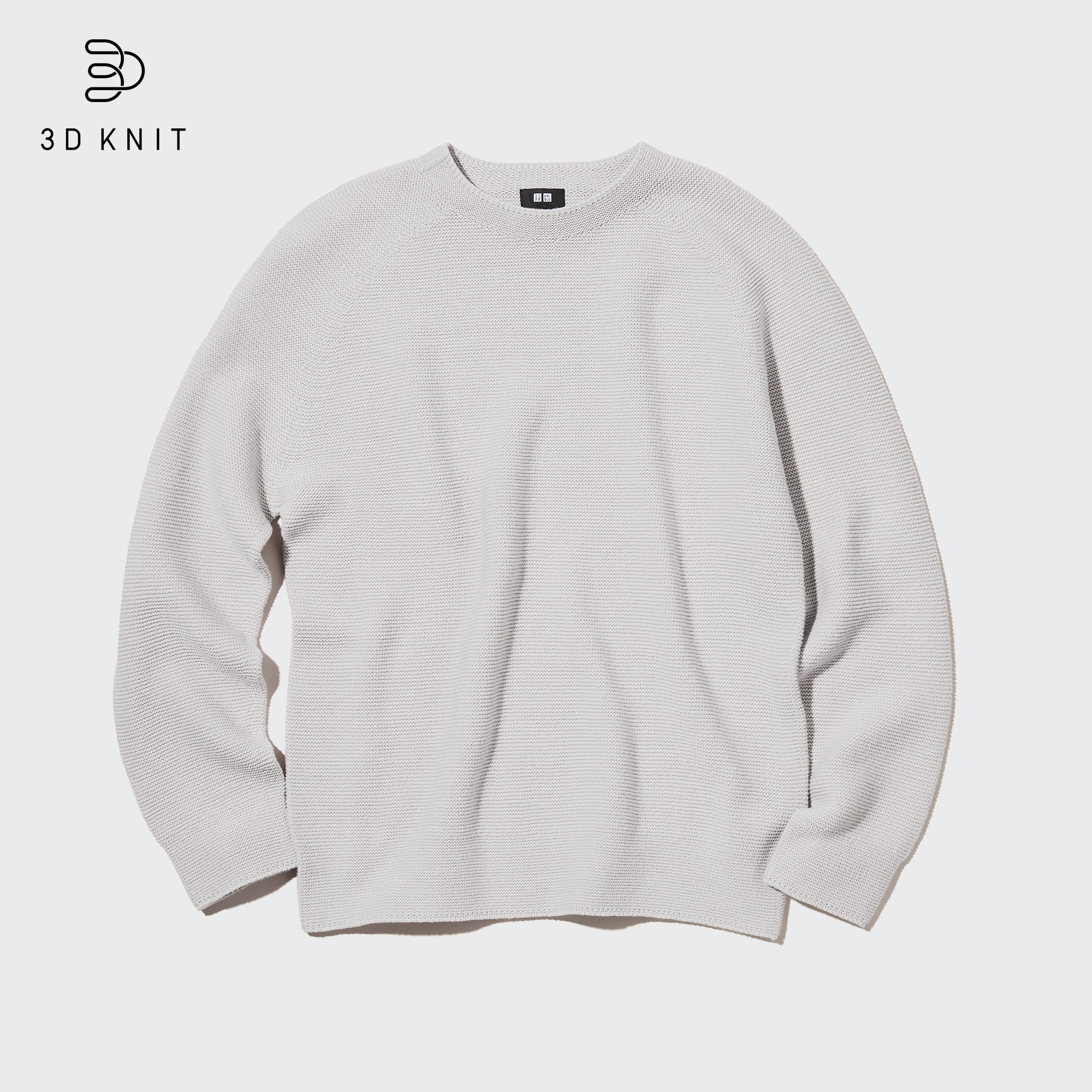 UNIQLO 3D Knit Crew Neck Long-Sleeve Sweater | StyleHint