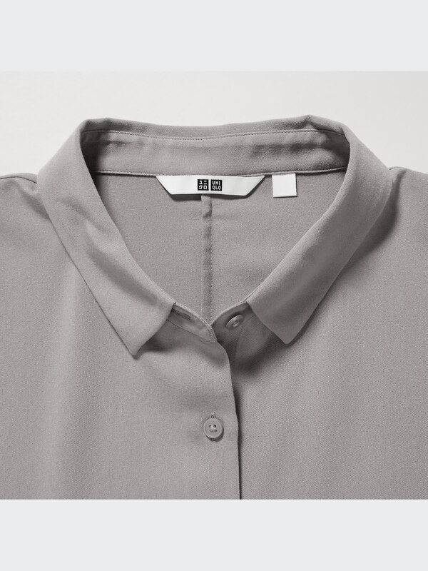 Rayon Short-Sleeve Blouse