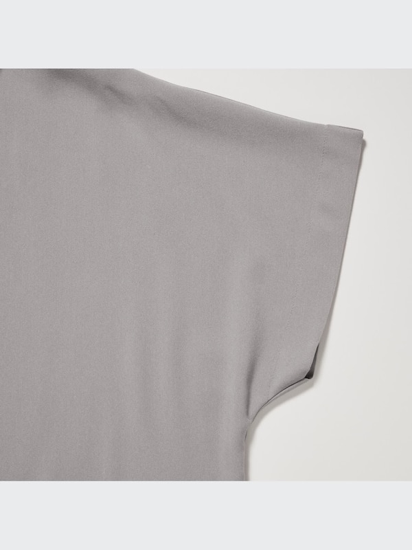Rayon Short-Sleeve Blouse