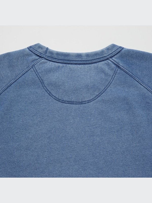 INDIGO DYE SWEATSHIRT