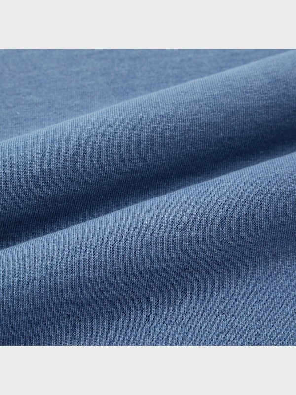 Indigo Dye Crew Neck Short-Sleeve T-Shirt