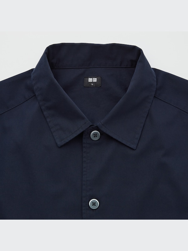 Extra Fine Cotton Twill Oversized Long-Sleeve Shirt