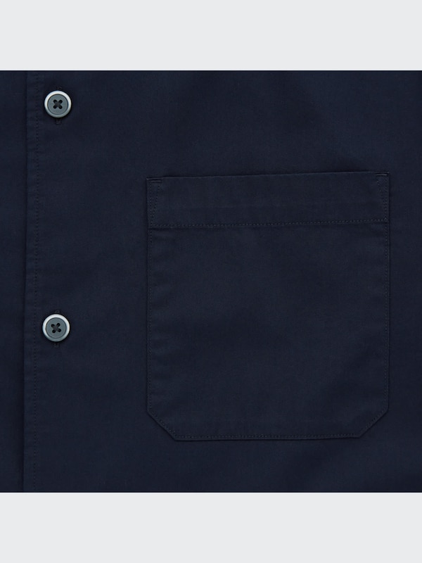 Extra Fine Cotton Twill Oversized Long-Sleeve Shirt