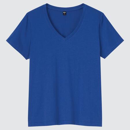 100% Supima Cotton V Neck T-Shirt