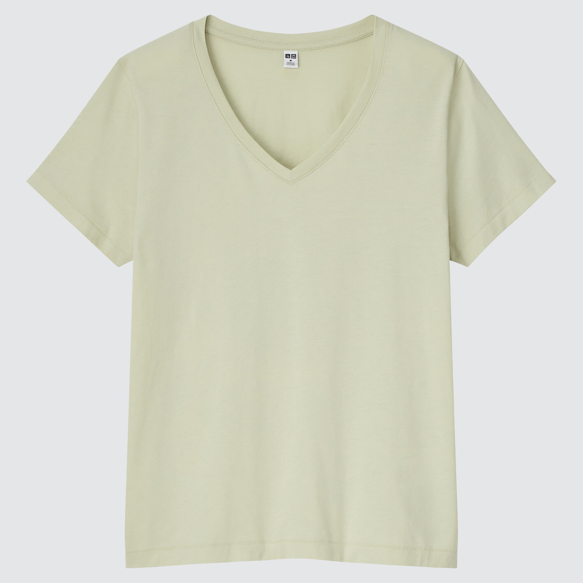 V neck on sale t shirt uniqlo