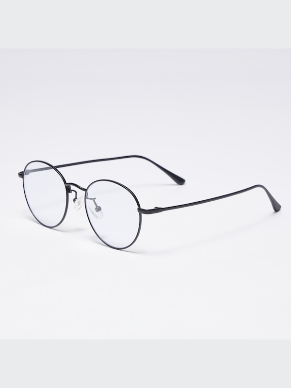 UV Protection Round Frame Metal Sunglasses