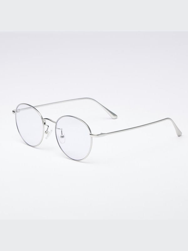 UV Protection Round Frame Metal Sunglasses
