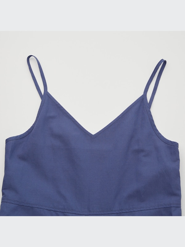 Linen-Blend Camisole Jumpsuit