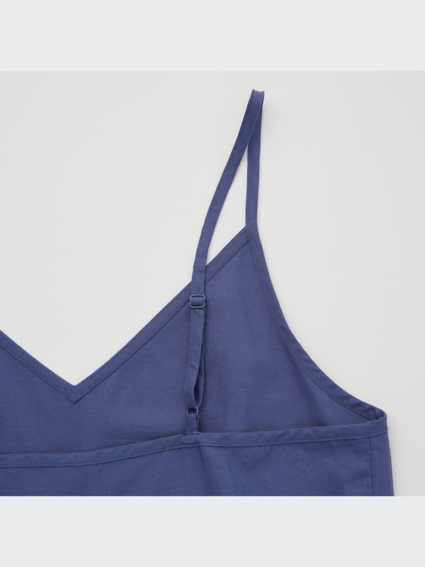 Linen-Blend Camisole Jumpsuit