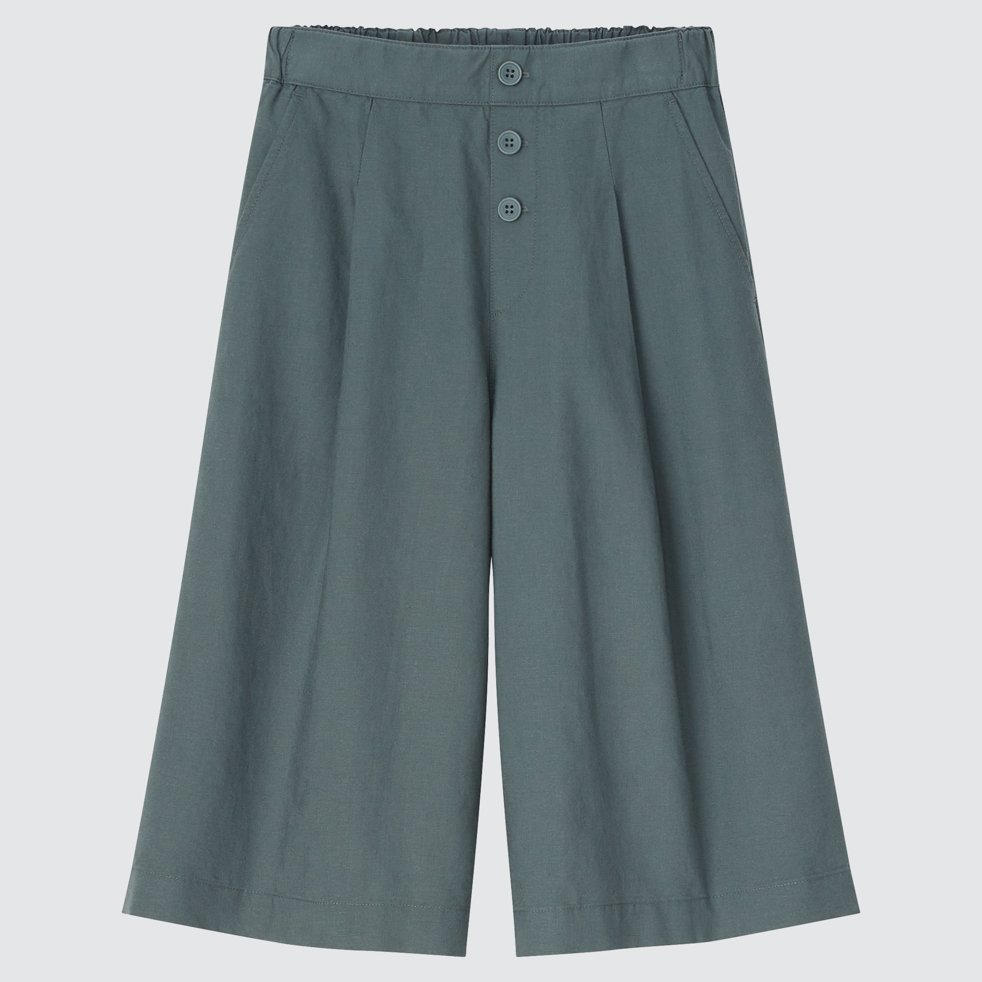 LINEN BLEND SKIRT PANTS