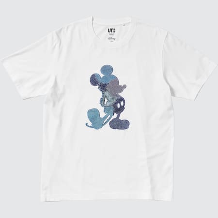 Mickey Stands UT Bedrucktes T-Shirt