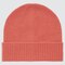 Cashmere Knitted Beanie, Orange, Small