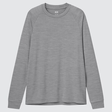MEN WOOL-BLEND DRY LONG-SLEEVE T-SHIRTS +S (ONLINE EXCLUSIVE)