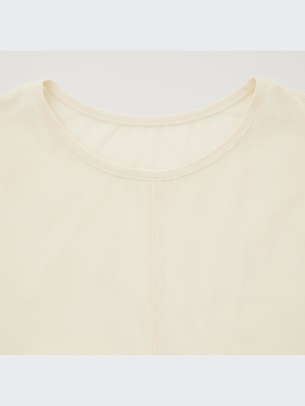 Sheer Crew Neck Long-Sleeve T-Shirt (Mame Kurogouchi)