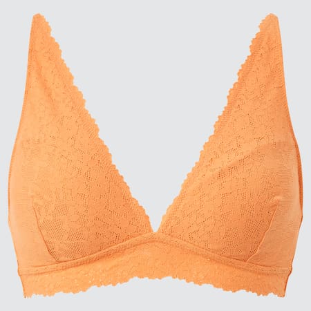 Relax AIRism Lace Wireless Plunge Bra